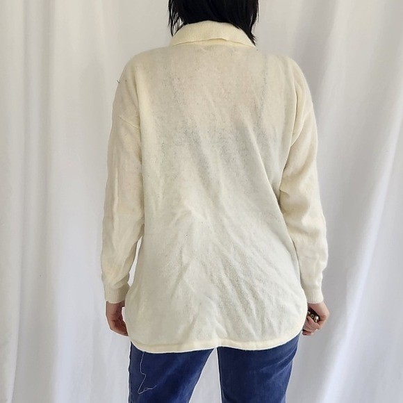 90s Casual Corner Lambswool and Angora Sweater