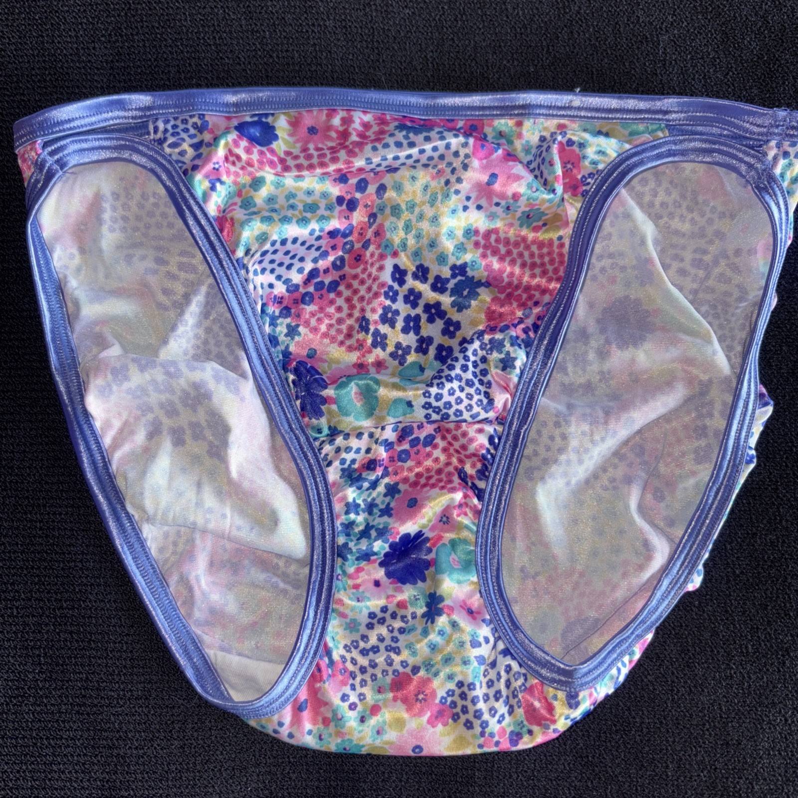 Vanity Fair Y2K 18-113 Second Skin 6 M Vintage String Bikini Underwear Panty