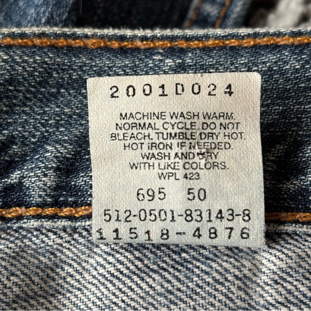 VTG Levi&rsquo;s 2001 518 Super-low Bootcut Made in USA 05/2001 Vintage Sz 7 Juniors