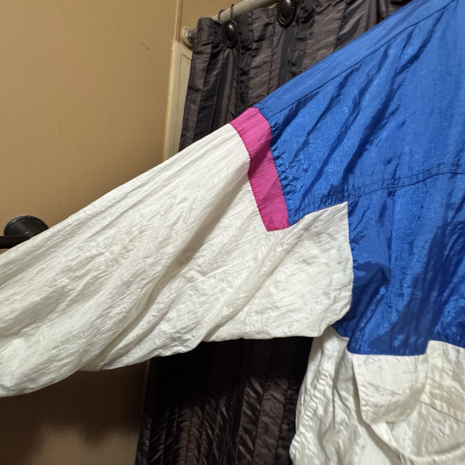 Ellesse Windbreaker Jacket Women&rsquo;s Size 1 Colorful Vintage 1980s SEE DESCRIPTION