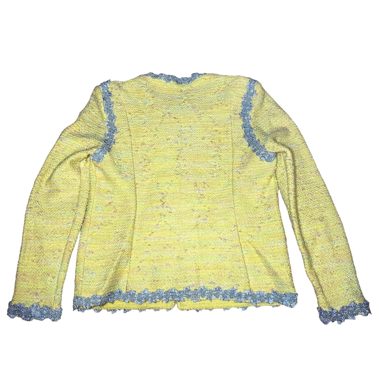 Vintage 1960’s Handmade Blazer Jacket Cardigan Pastel Tweed Jackie O Kennedy S/M