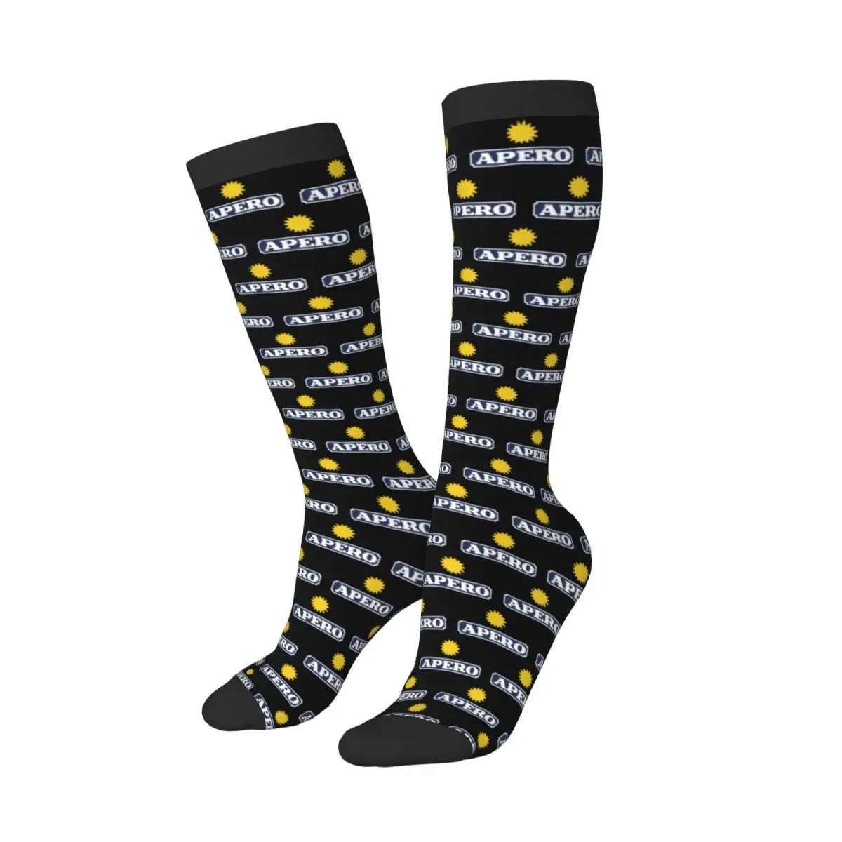 All Seasons Aperitif Apero Socks Harajuku Sport Middle Tube Socks Soft Hip Hop