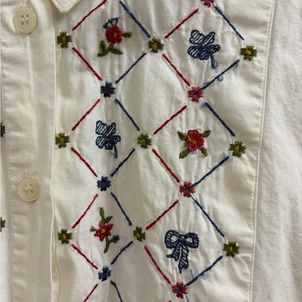 Vintage embroidered blouse