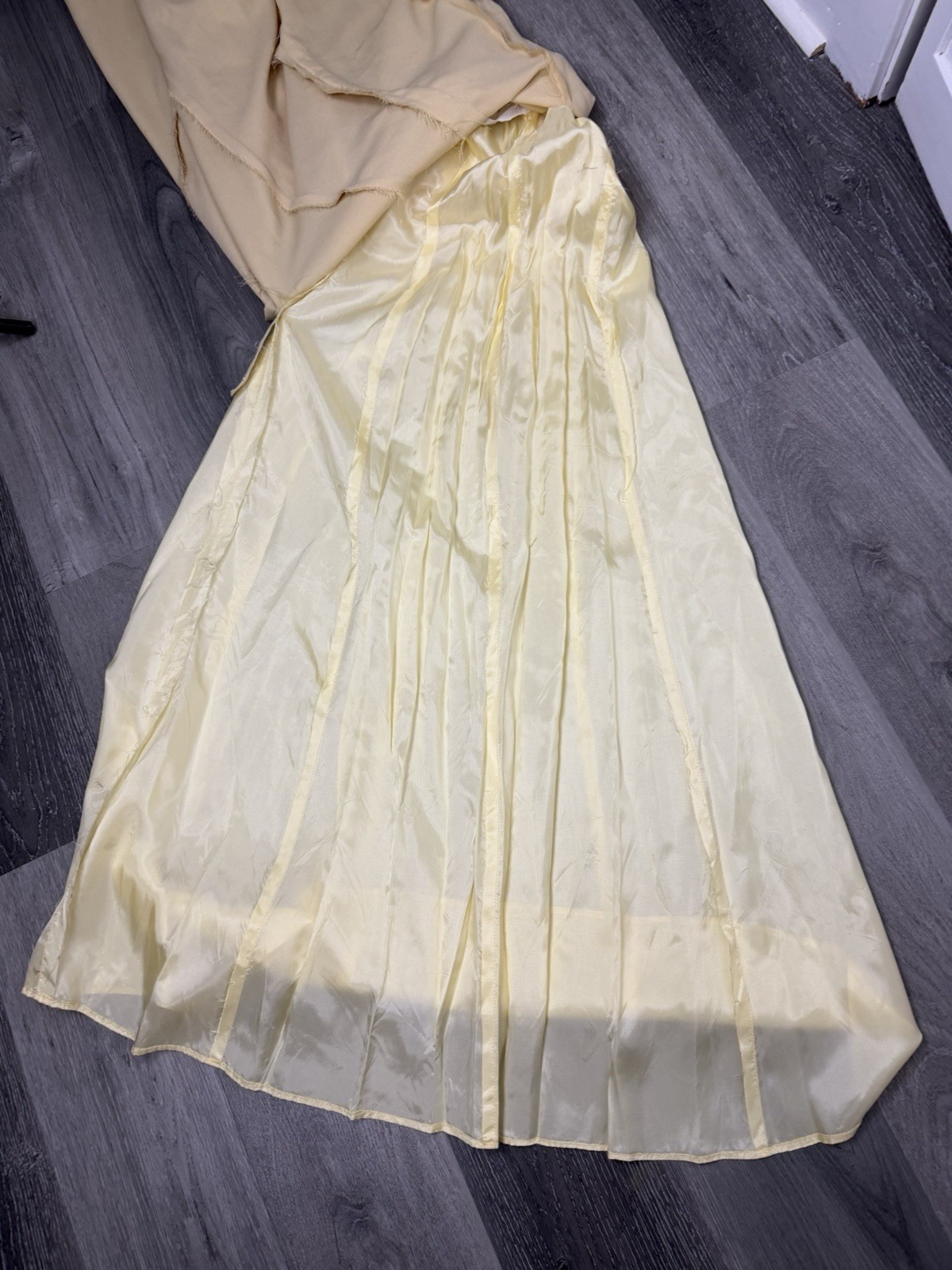 Vintage Eve of Milady Vintage Yellow Maxi Dress Women&rsquo;s Size 10 Regular