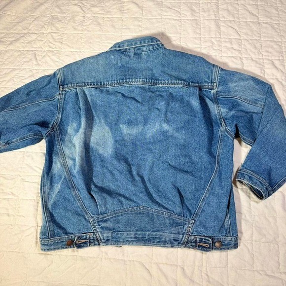 Vintage S.P. Blues Denim Jacket – Men&rsquo;s XL / Women&rsquo;s XXL–XXXL – 90s Oversized