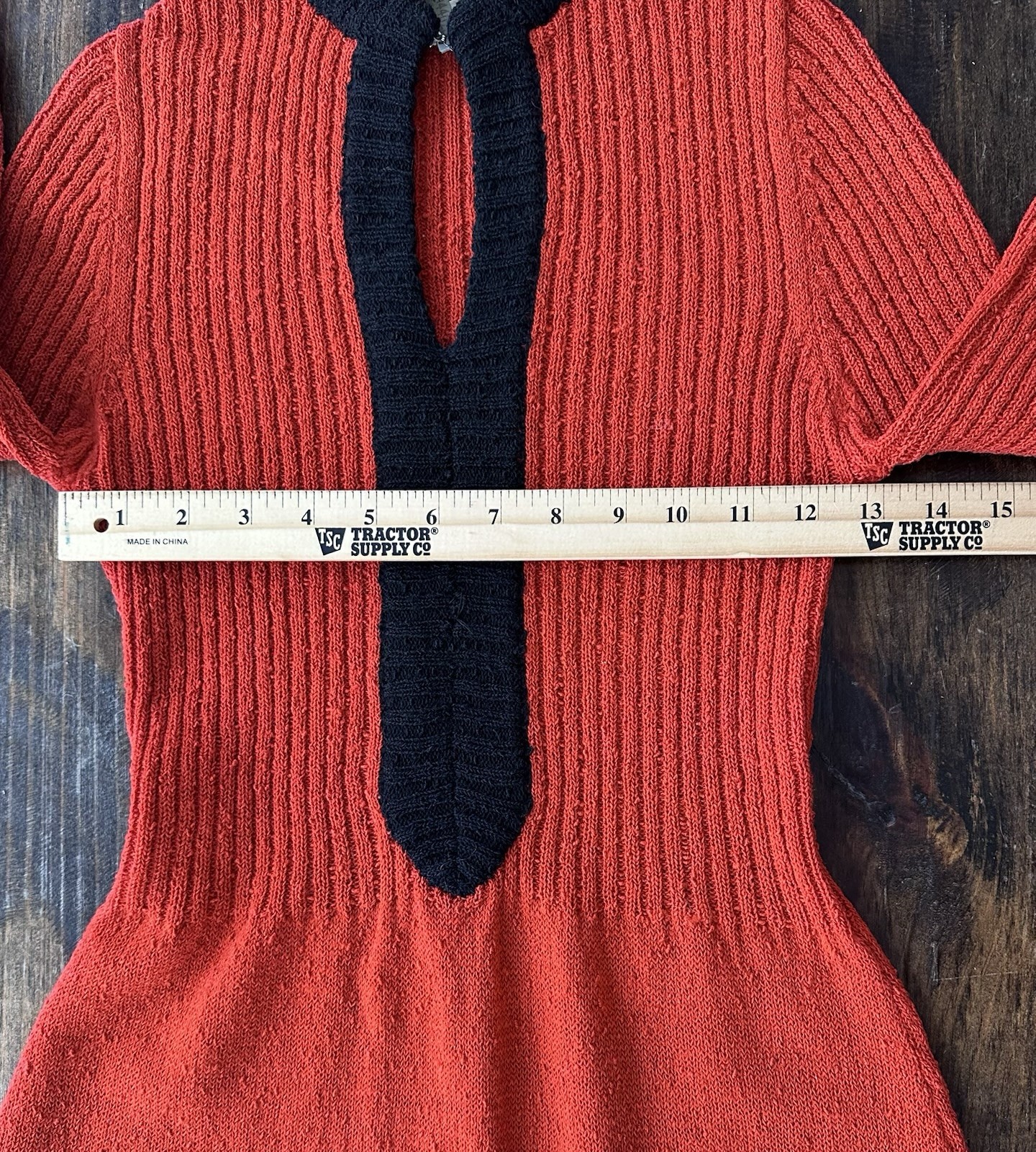 MOD FAB! Vintage 1960s Roncelli Wool Boucle Sweater Dress S/M