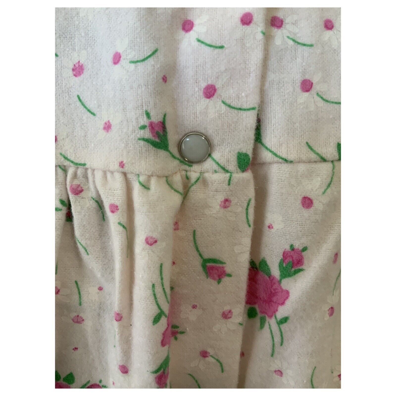 Vtg Izzy&rsquo;s Place Womens Robe/ Housecoat 100% Cotton Pink Floral Sz 44-24½ – NWT