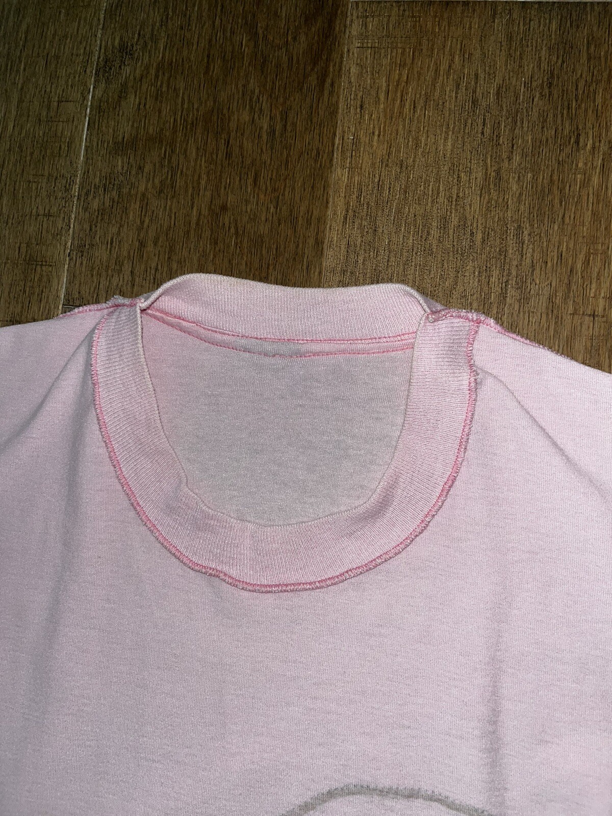 Vintage 1990 Screen Stars Best Bart Simpson t-shirt Single Stitch Pink Rodeo