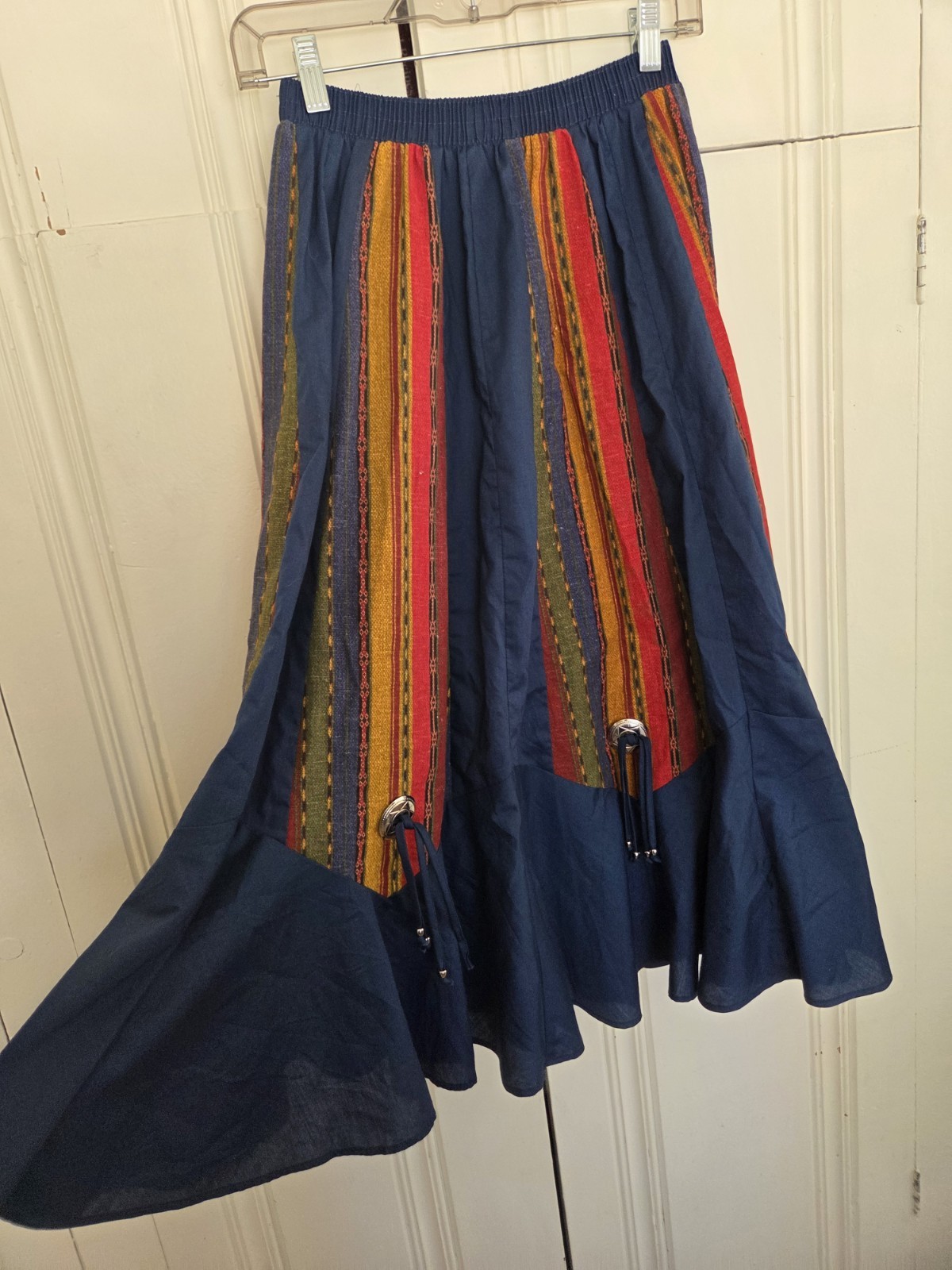 Malco Modes Vintage Partners Please Western Prairie Skirt Size 8 square dancing