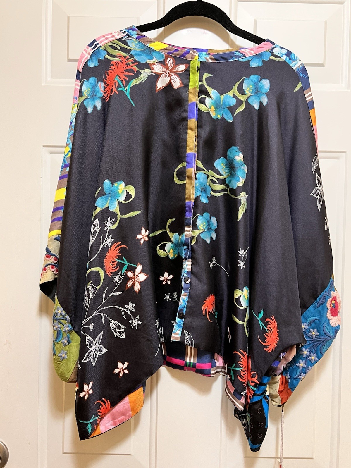 Johnny Was NWT Floral Tunic Top XL $260