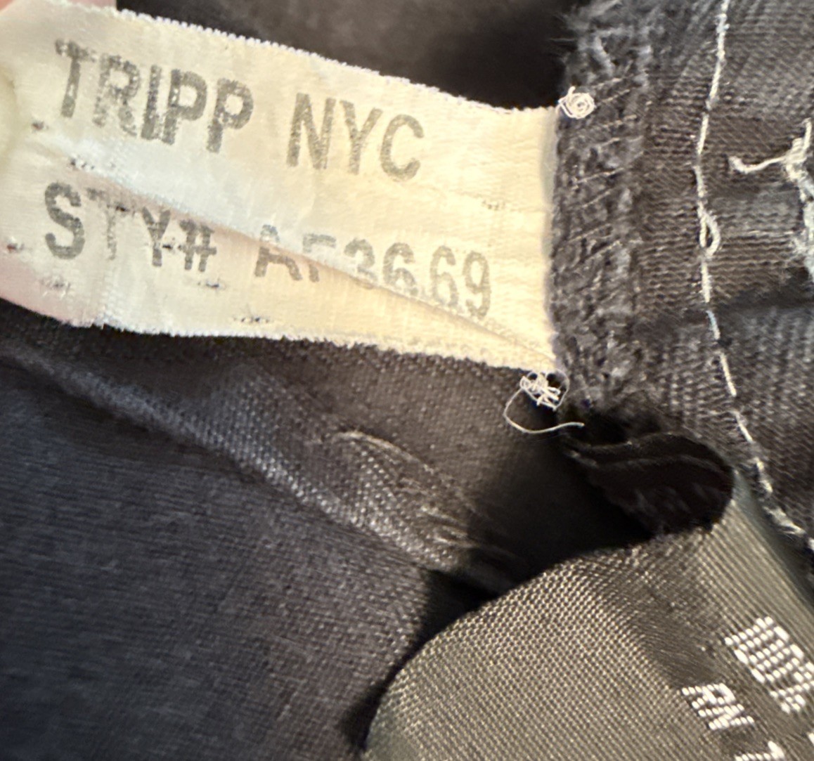 Rare Y2K Tripp NYC Goth Punk Bondage Pants Zip Off Women Size 11 Chain Wide Leg