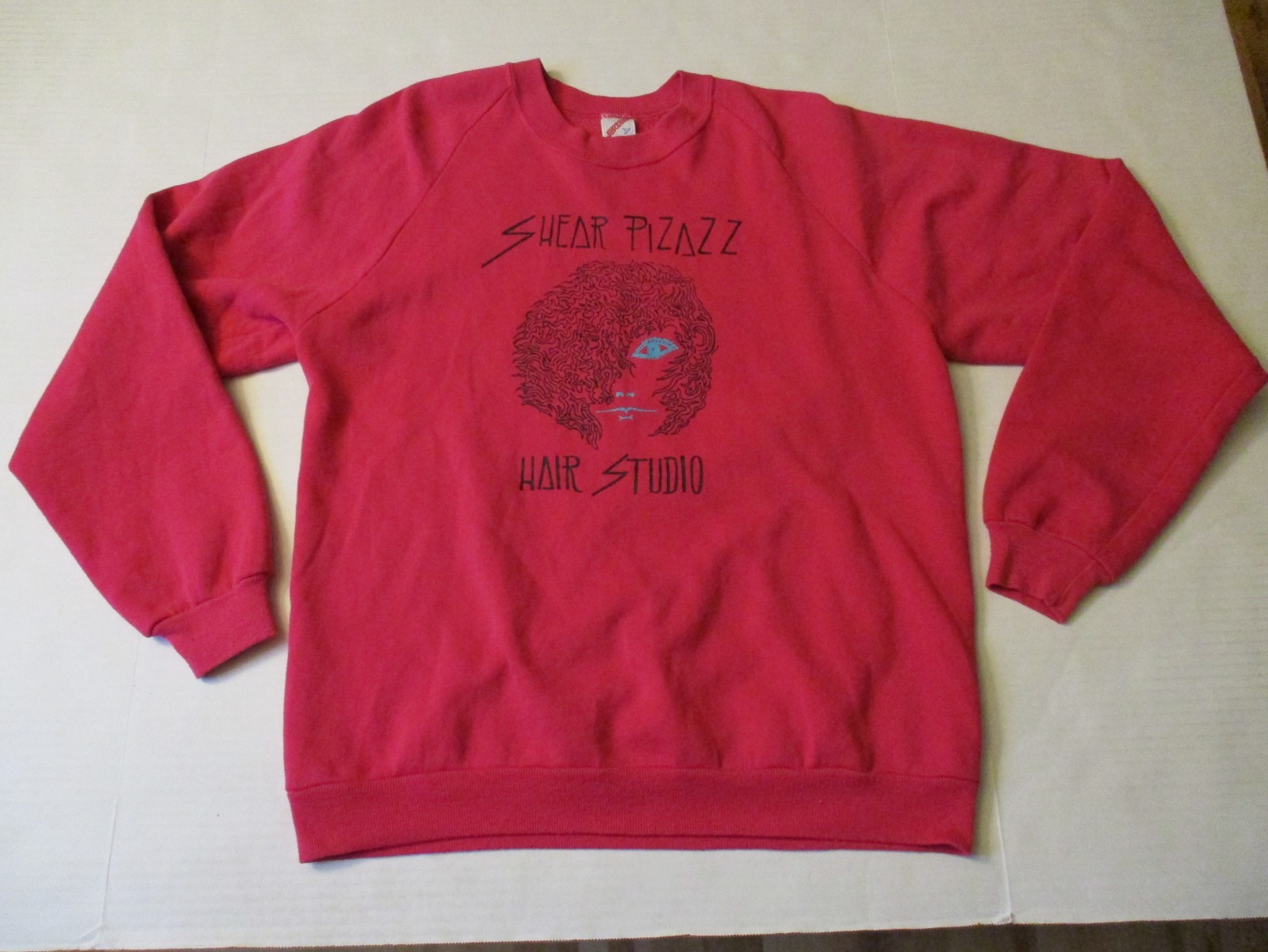Shear Pizzazz Hair Studio Vintage 1980&rsquo;s Sweatshirt L Large 42-44 Salon Jerzees