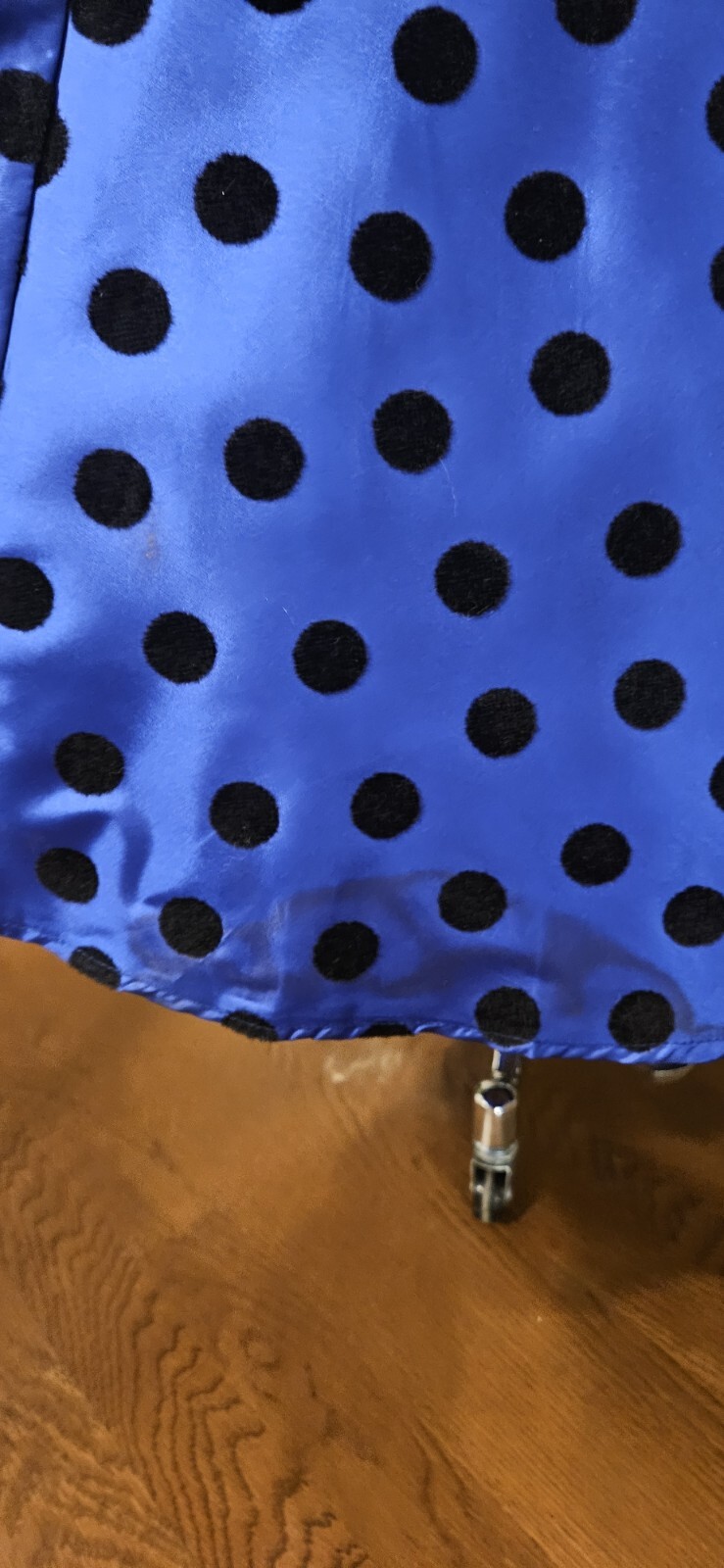 Vintage 1980s Purple Polka-dot Prom Dress By ACT I as Pictured