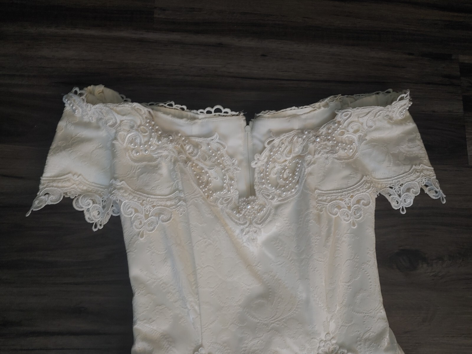 Jessica McClintock Off The Shoulder Wedding Dress With Removeable Skirt