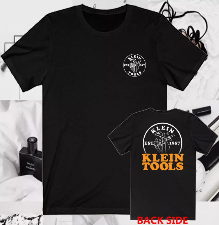 Klein Tools Est. 1857 Men&rsquo;s Black T-Shirt Size S to 3XL