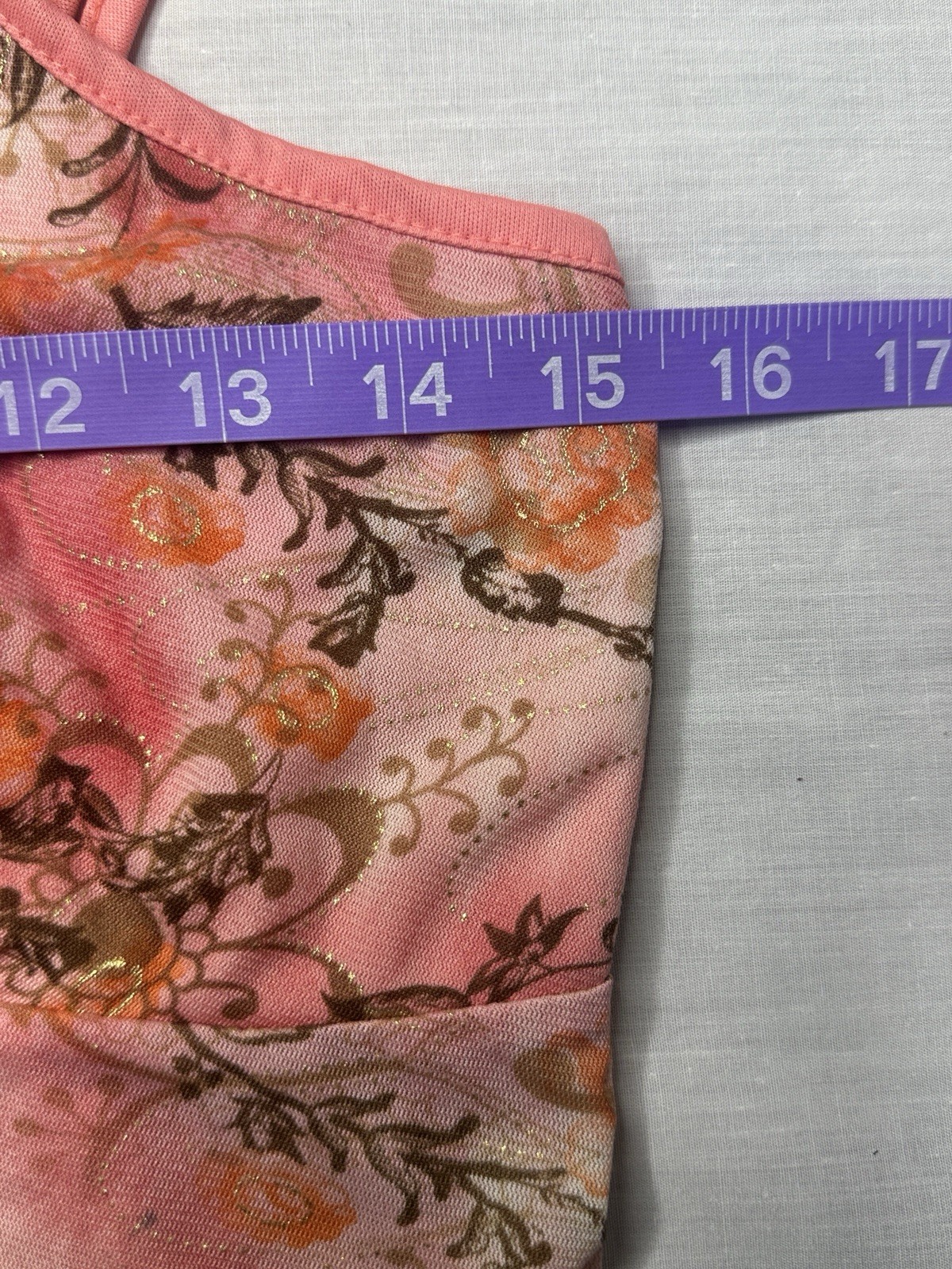 Vintage Y2K MKM Double Straps Flowy Tank Size Medium (See Description For Flaw)
