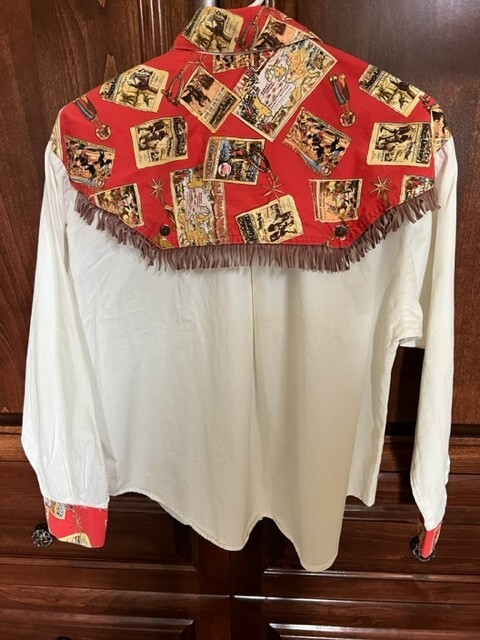 Circle T by Marilyn Lenox Western Show Button Shirt Vintage