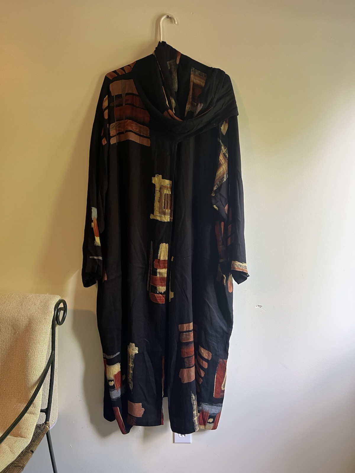 KEMBALI VINTAGE RAYON KIMONO DUSTER LAGENLOOK ART TO WEAR