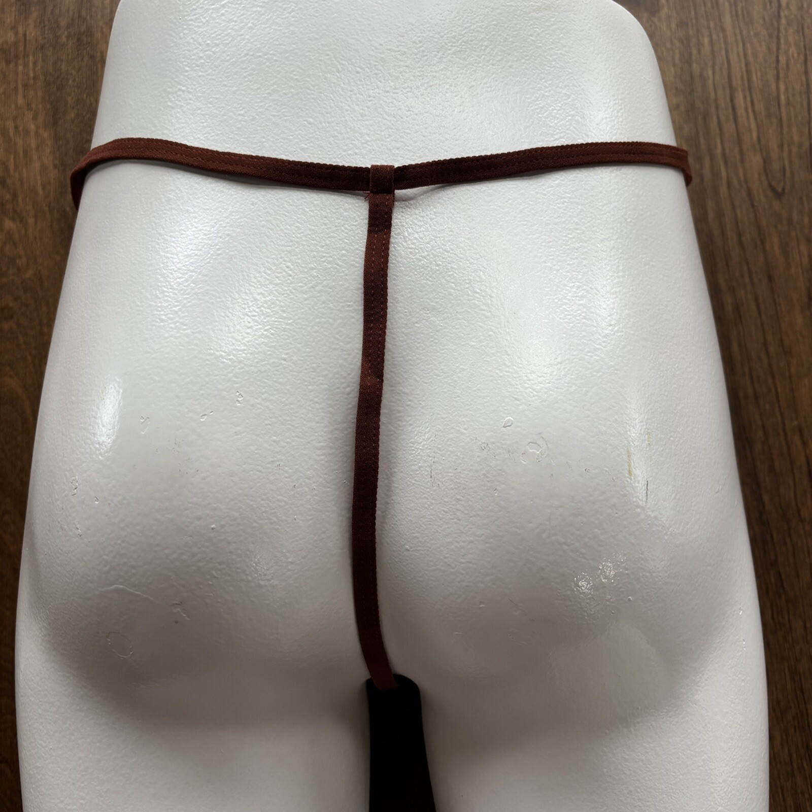 Vintage Second Skin Satin Like Thong Panty Copper Size 2X – NWOT
