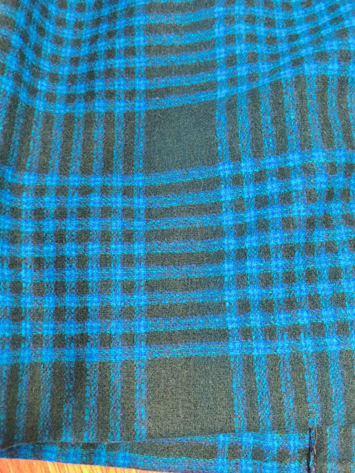 Vintage 1950s Pendleton Virgin Wool Blazer Jacket Thistle Buttons Button Front