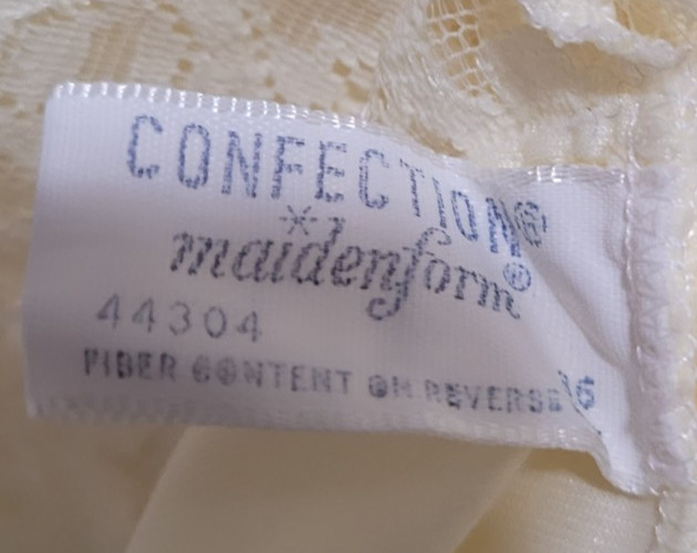 Confections Maidenform Yellow Nighty 44304 Size 36 Untagged