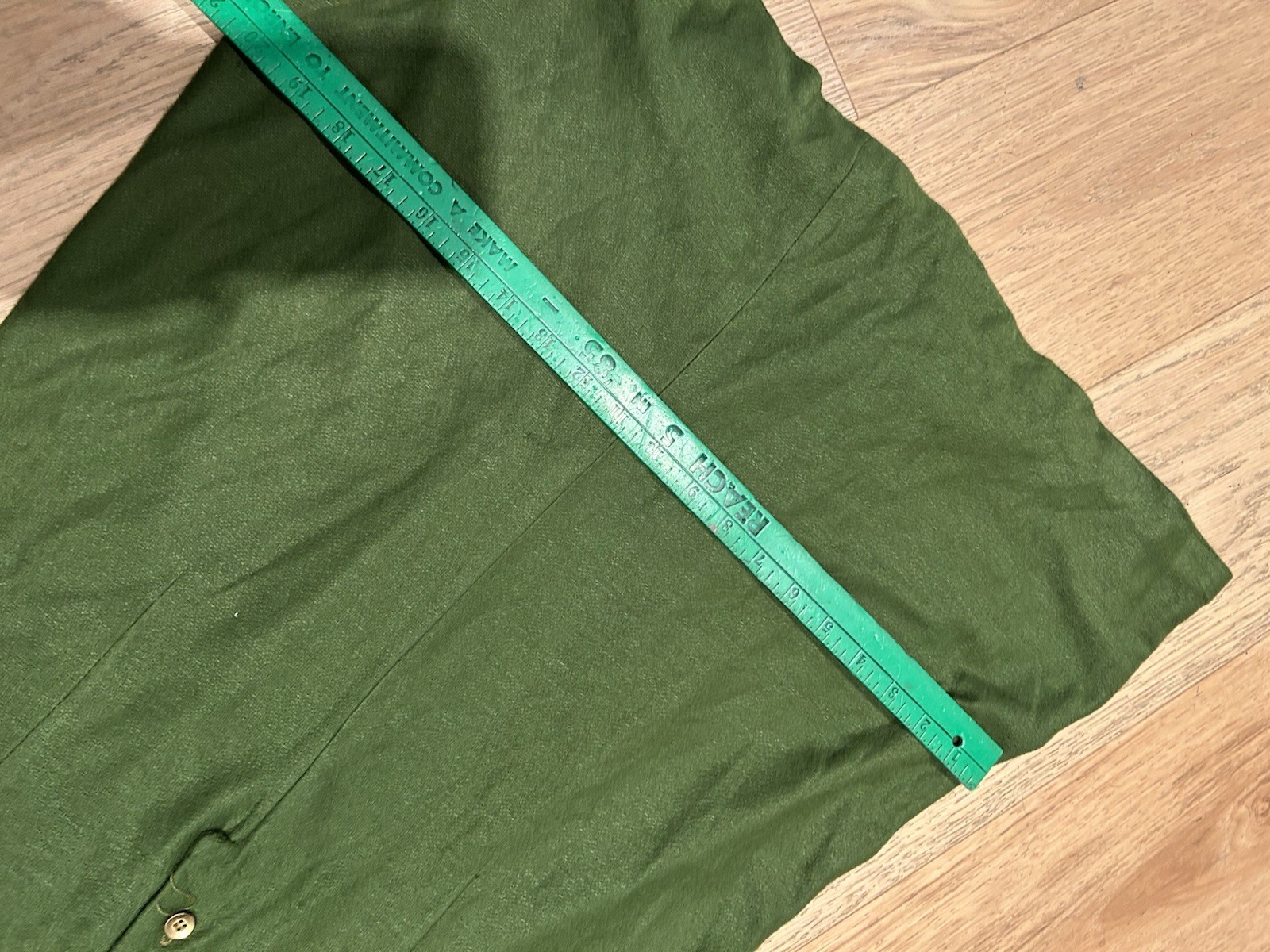 Vintage 1970’s Dress Women’s Green Aline Everyday MOD