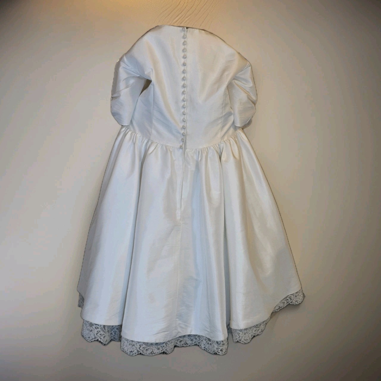 Dolly Couture Retro Full Skirted Wedding Gown Dress Bridal Vtg Inspired