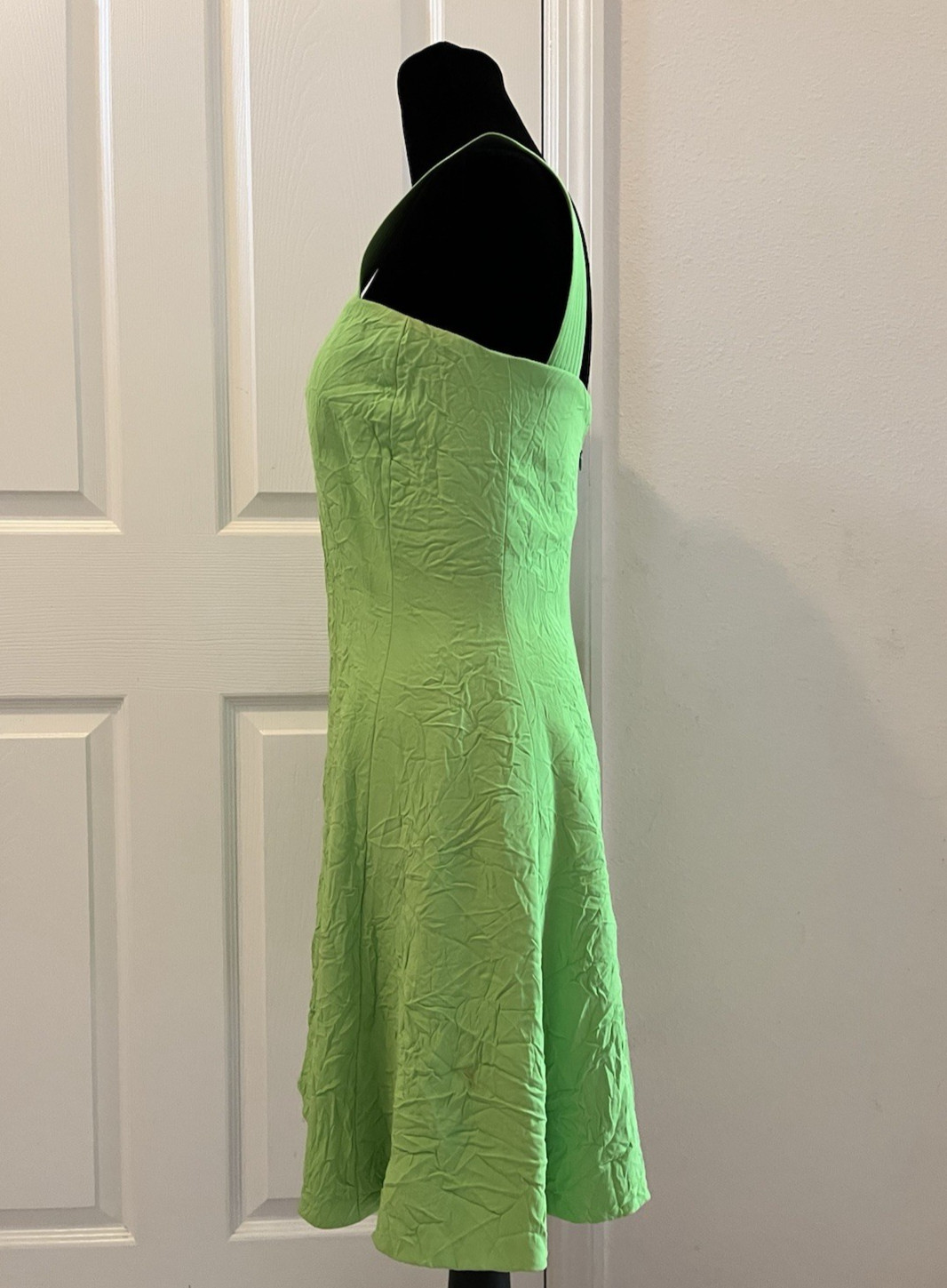 Vintage ISTANTE By VERSACE Light Green Dress, Made In Italy, Size 40