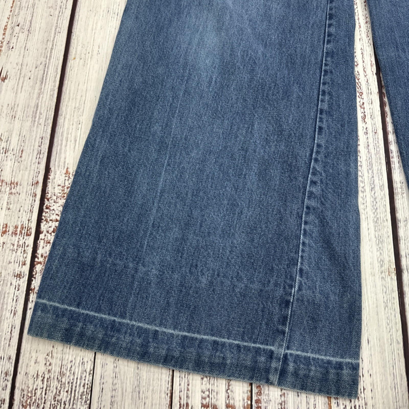 VTG 70’s Pentimento Bell Bottom Jeans Womens Sz 9(23×31) High Waist Stretch RARE