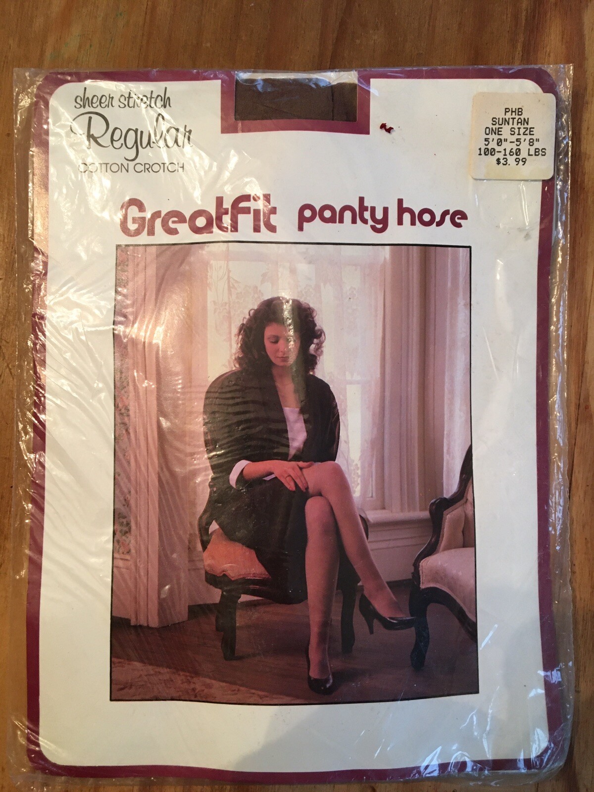 GREAT FIT PANTYHOSE SHEER STRETCH REGULAR SUNTAN 5&prime; to 5&rsquo;8&Prime; 100-160 POUNDS