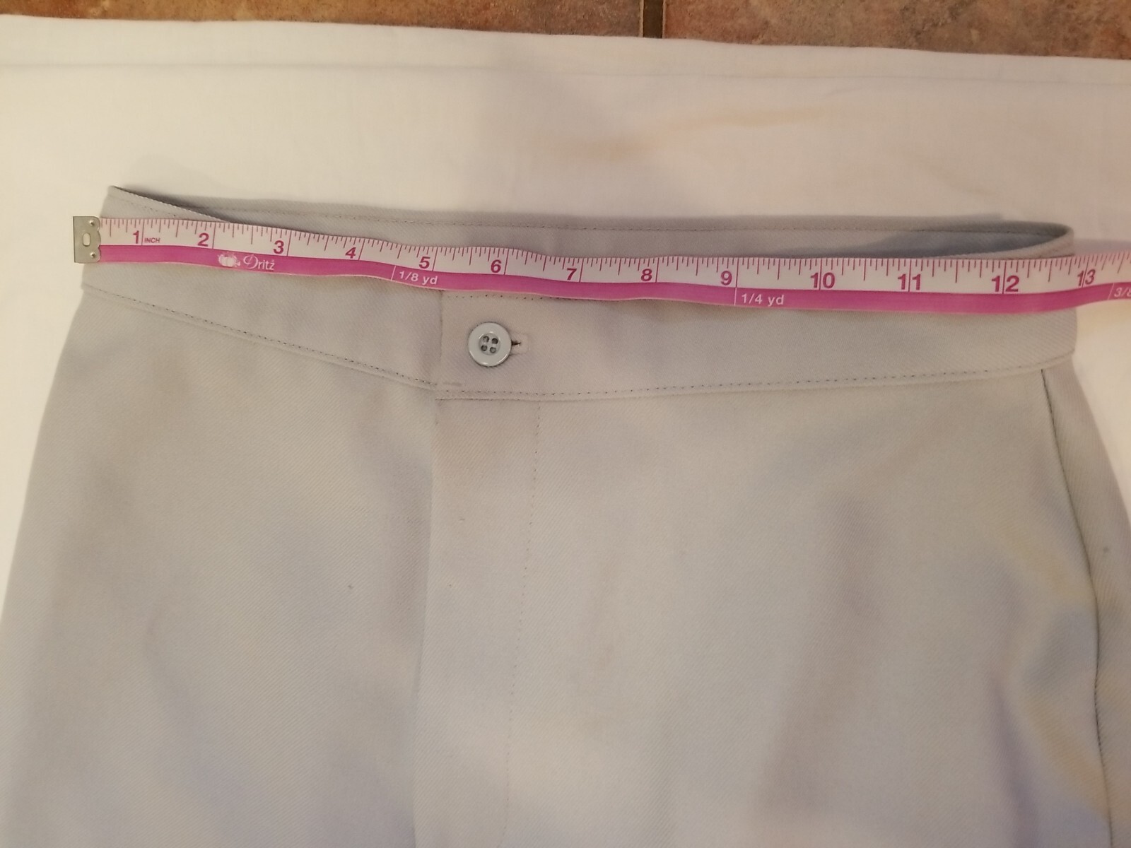 Vintage 70s Polyester Wide Legged Dress Pants Size 12 Jonathan Ltd. Gray