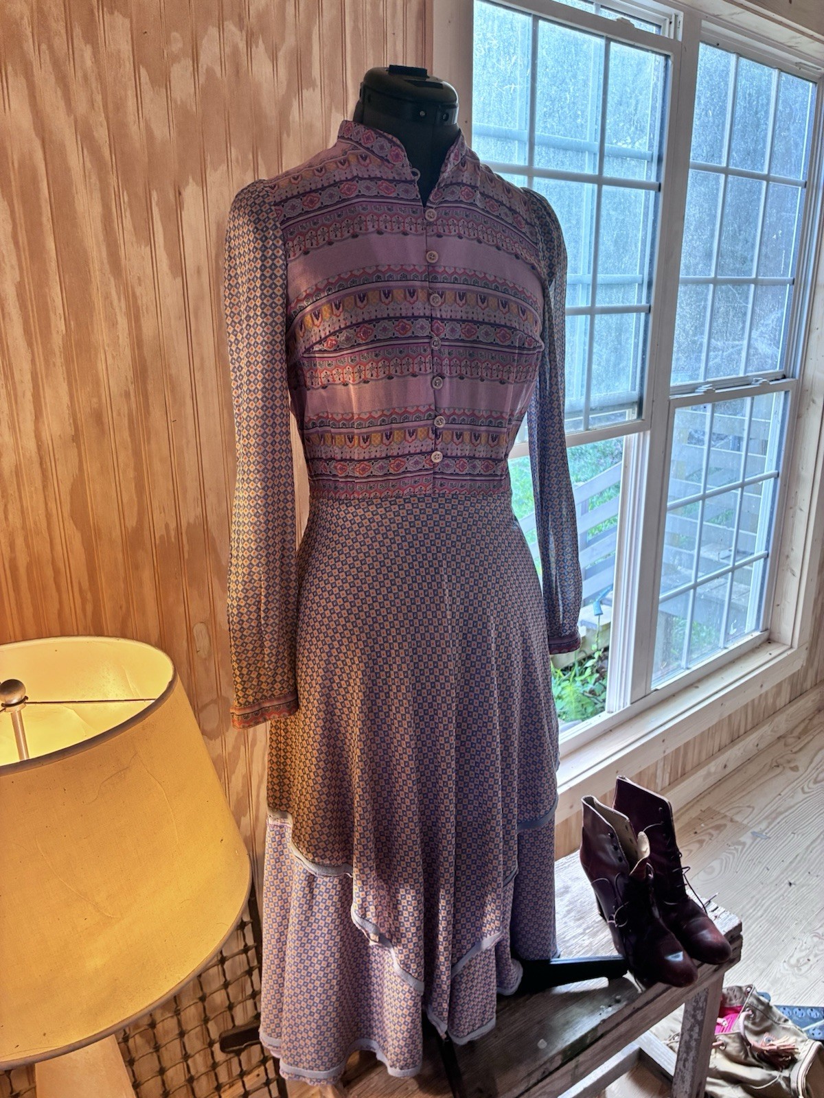 Unique Vintage Dress Size 38 (small) Hard To Describe Its Beautiful