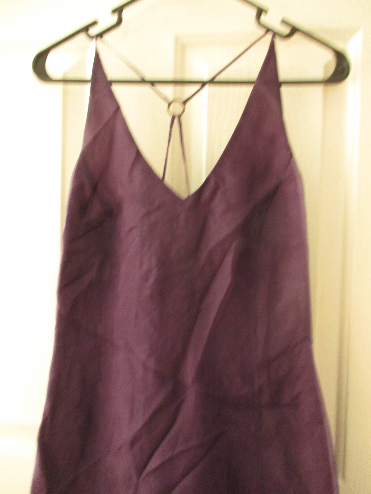 Ann Taylor vintage gown purple maxi prom formal party Vintage SILK new with tag
