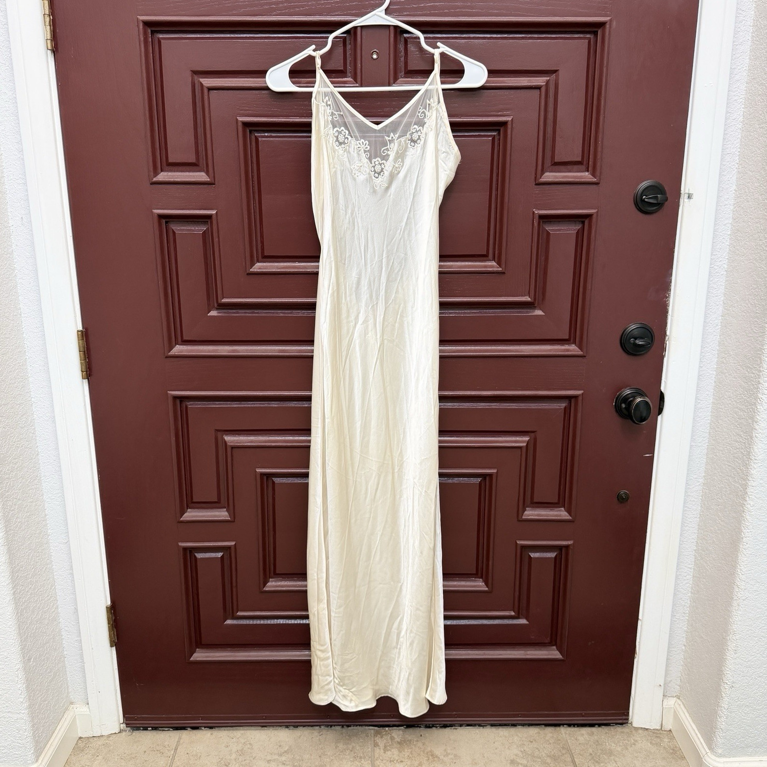 Vintage Victoria Secret maxi slip dress with pearls from 1999, Size M🩷