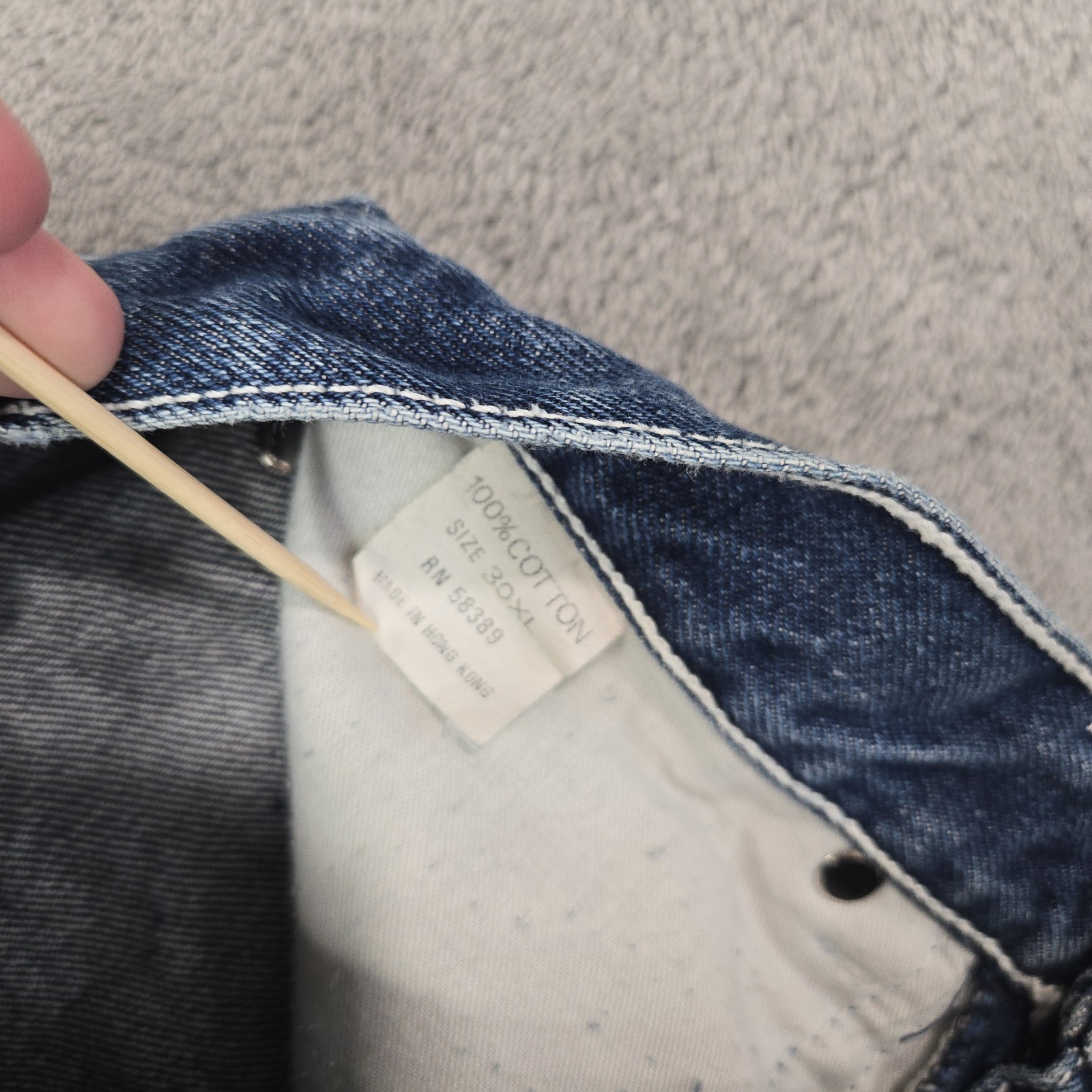 Vintage 70s 80s Lawman Jeans 30 XL Hemmed (~26&Prime;x27&Prime;) Blue Fade Denim 100% Cotton