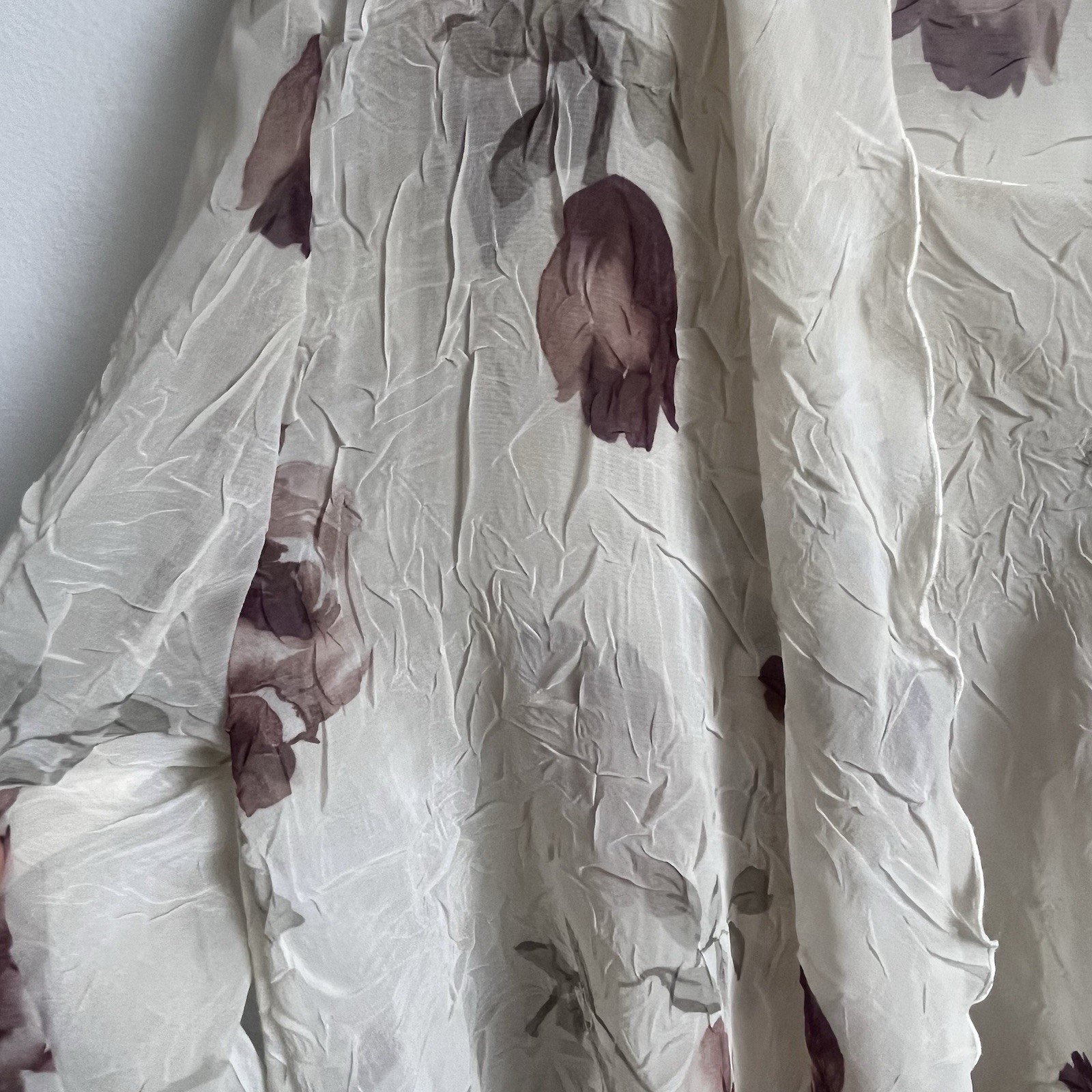 Vtg Jeffrey & Dara Translucent White Floral Open Jacket & Dress Set Size 8 Weddi