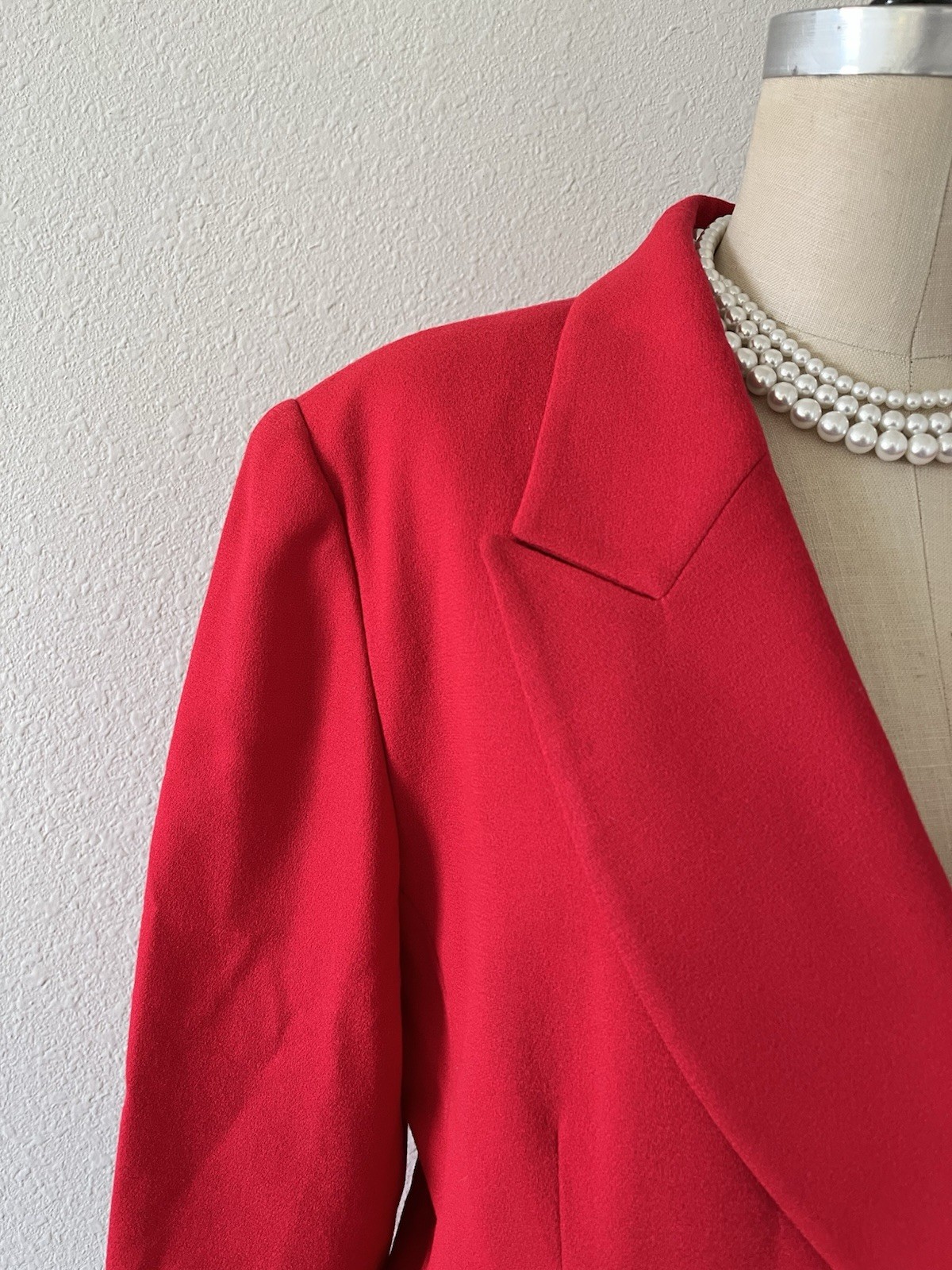 VTG 90s Blazer Double Breasted Wool Made in USA Power Suit Size 12 Princess D