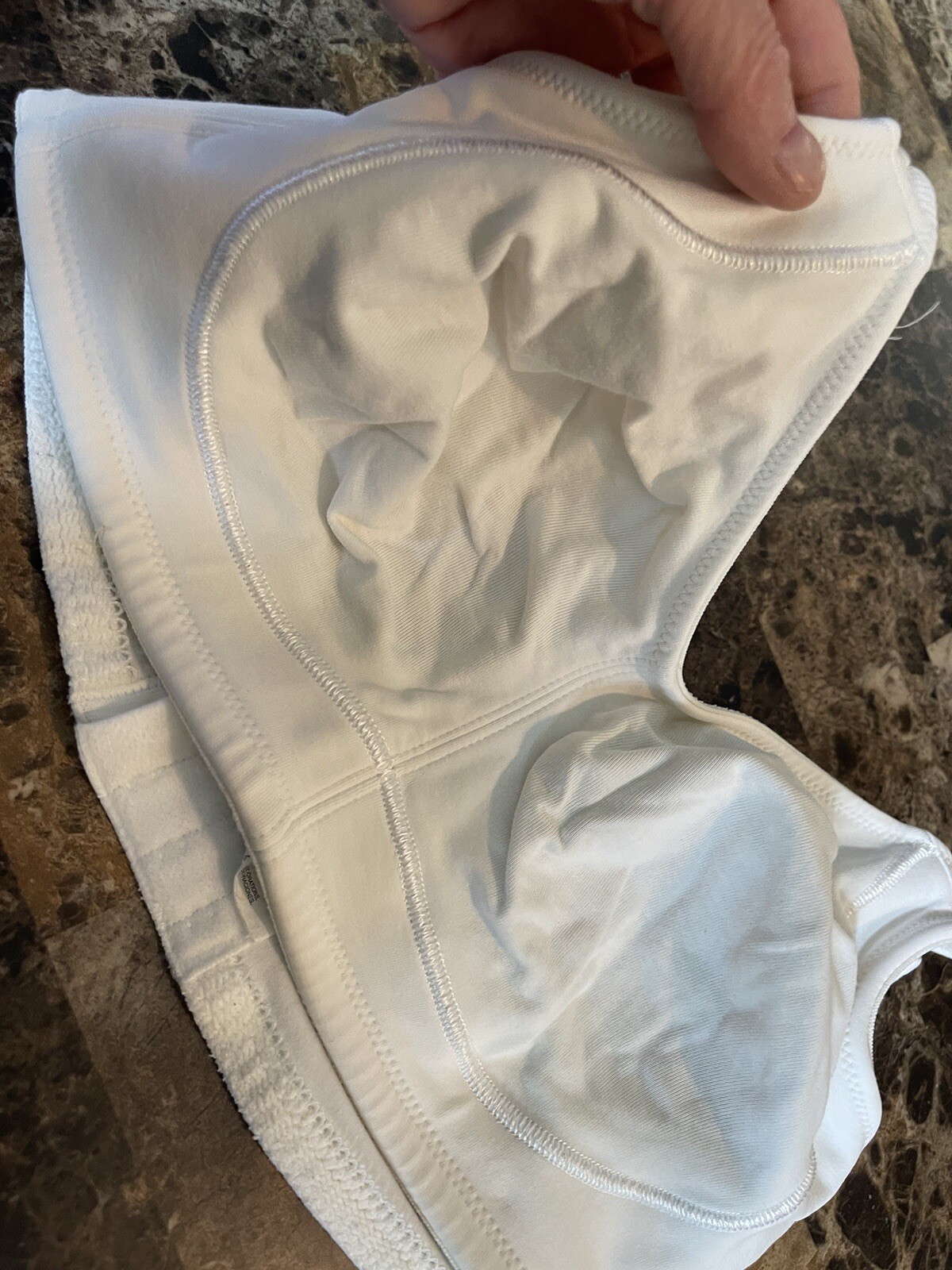 VINTAGE STRETCH BRA! 38DD. WHITE