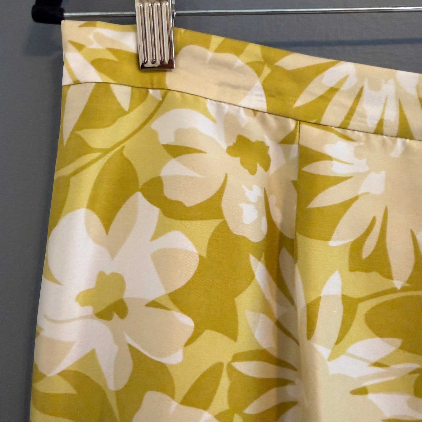 Vtg Robbie Bee Silk Sleeveless Solid Lime Blouse & Floral Pant Both SIZE 16