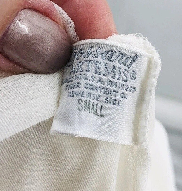 Vintage Gossard Artemis White Chiffon Satin Peignoir Robe Cover Small Lingerie