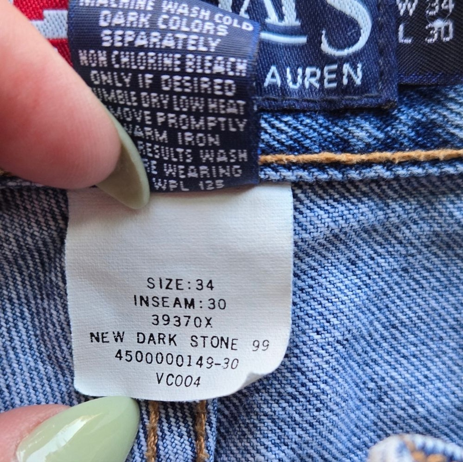 VTG Chaps Ralph Lauren « The Spirited Tradition » Jeans | 32×30 (Actual)