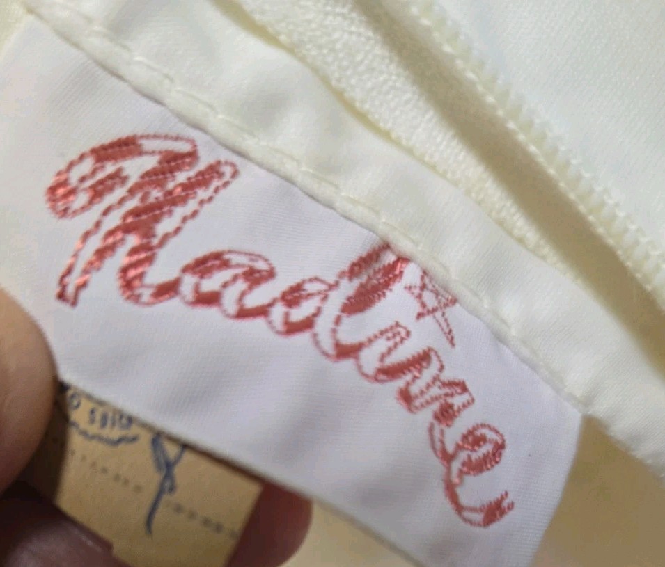 Vintage Nadine 1970’s Dress Women’s White Gown Prom