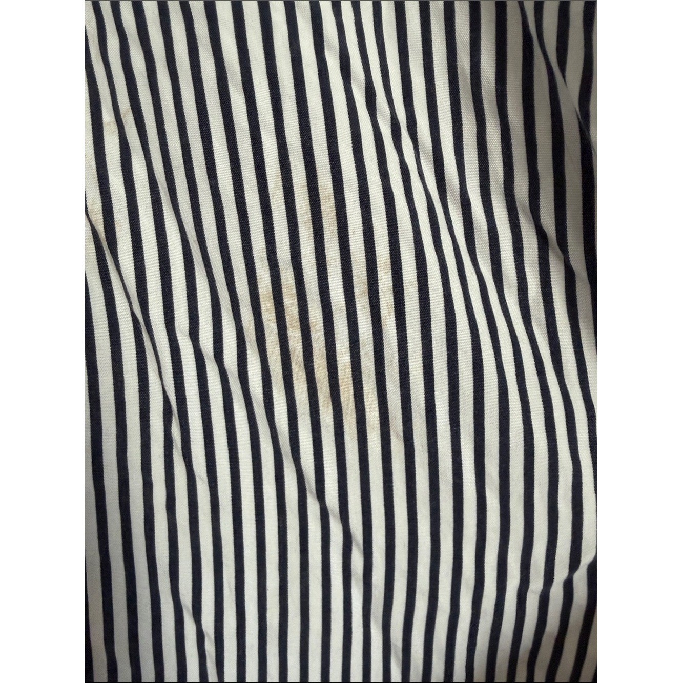 Vintage LizSport Striped Button Down Shirt Embroidered Crest Pocket Medium