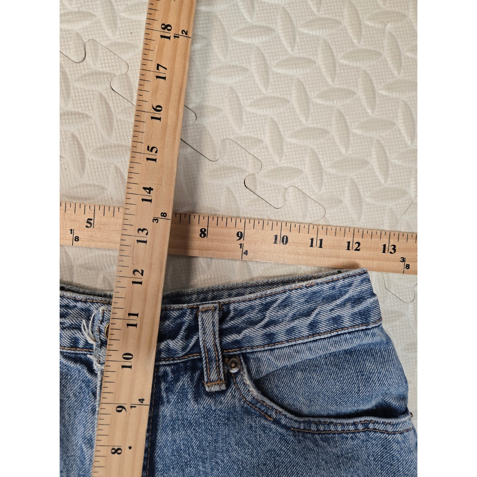 Big John Extra Vintage High Waisted Jeans Blue Medium Wash Made in Japan 25