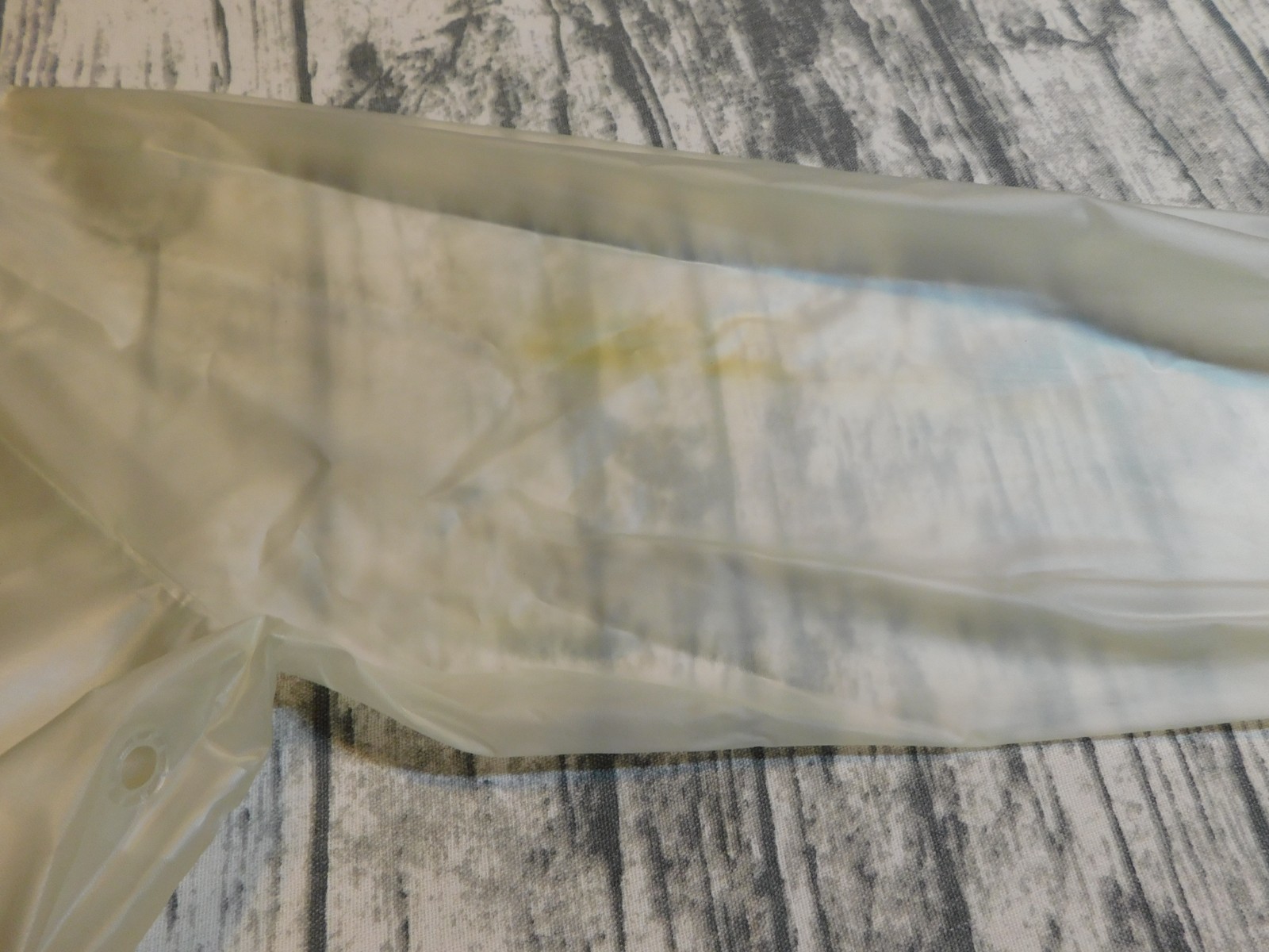VTG CLEAR RAIN JACKET 60&rsquo;s 70&rsquo;s ZIP POCKETS SPORTS TRANSPARENT MENS WOMENS sz S
