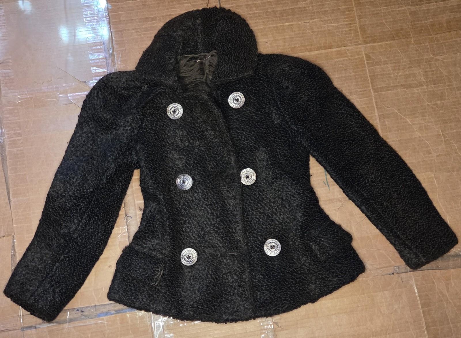Victorian Persian Lamb Coat With Bustle