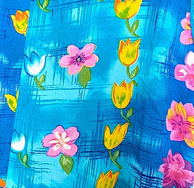 Jams World VTG 90s floral multicolor pockets boho fairy grunge slip midi dress M