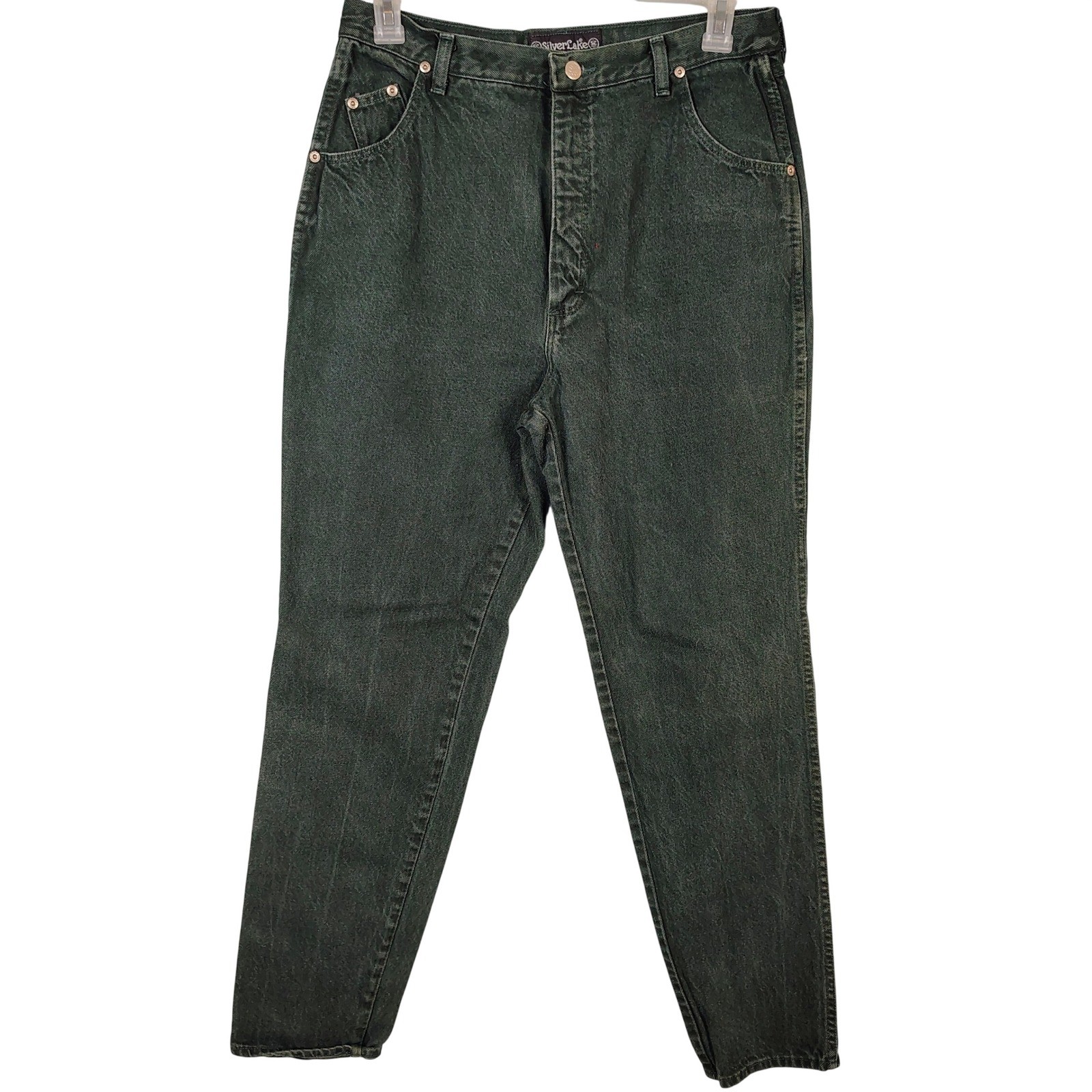 Vintage Wrangler Silver Lake Hunter Green High Waisted Jeans Made in USA NA201CJ