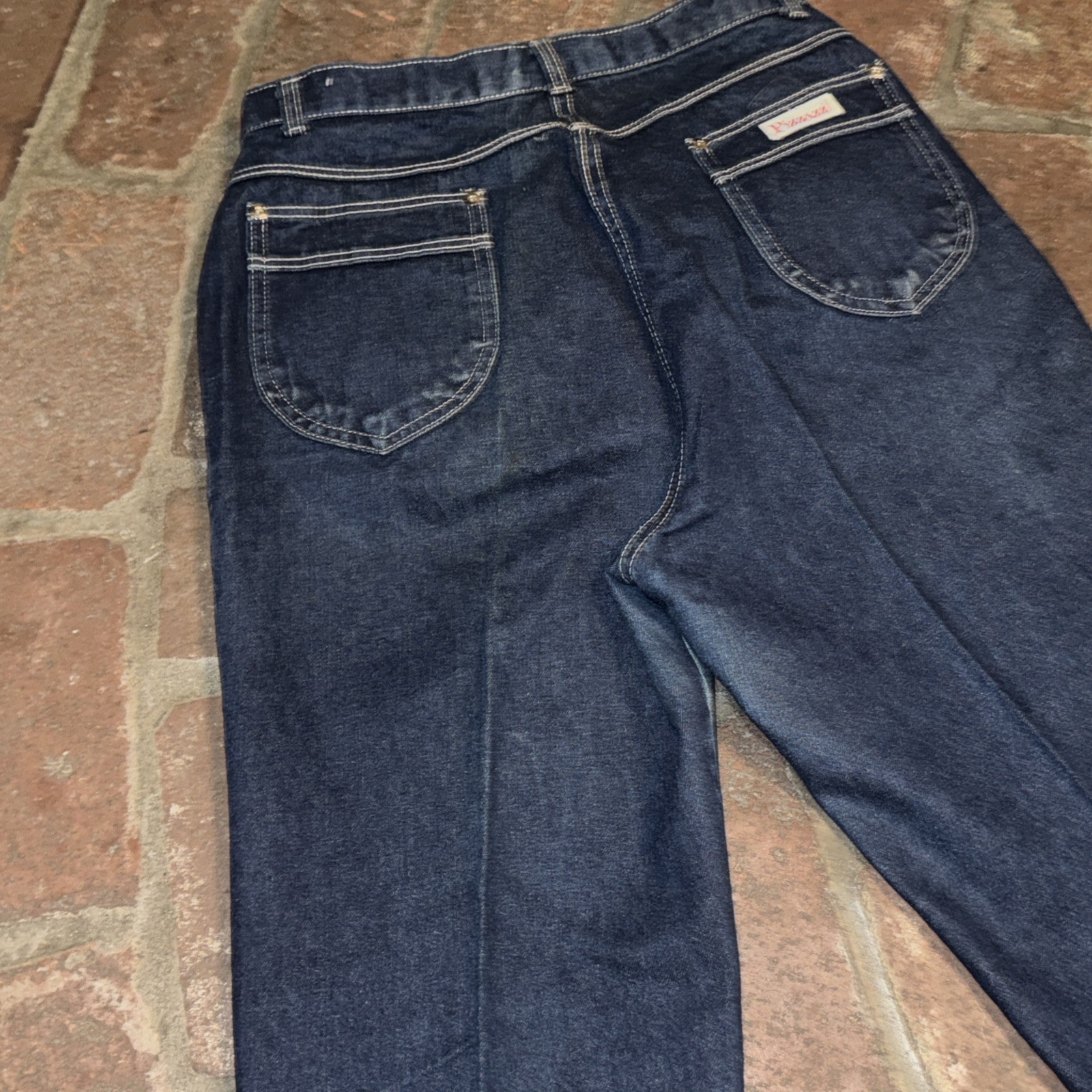 Vintage Pizzazz New York Paris Jeans High Waist Sz 16 60s 70s