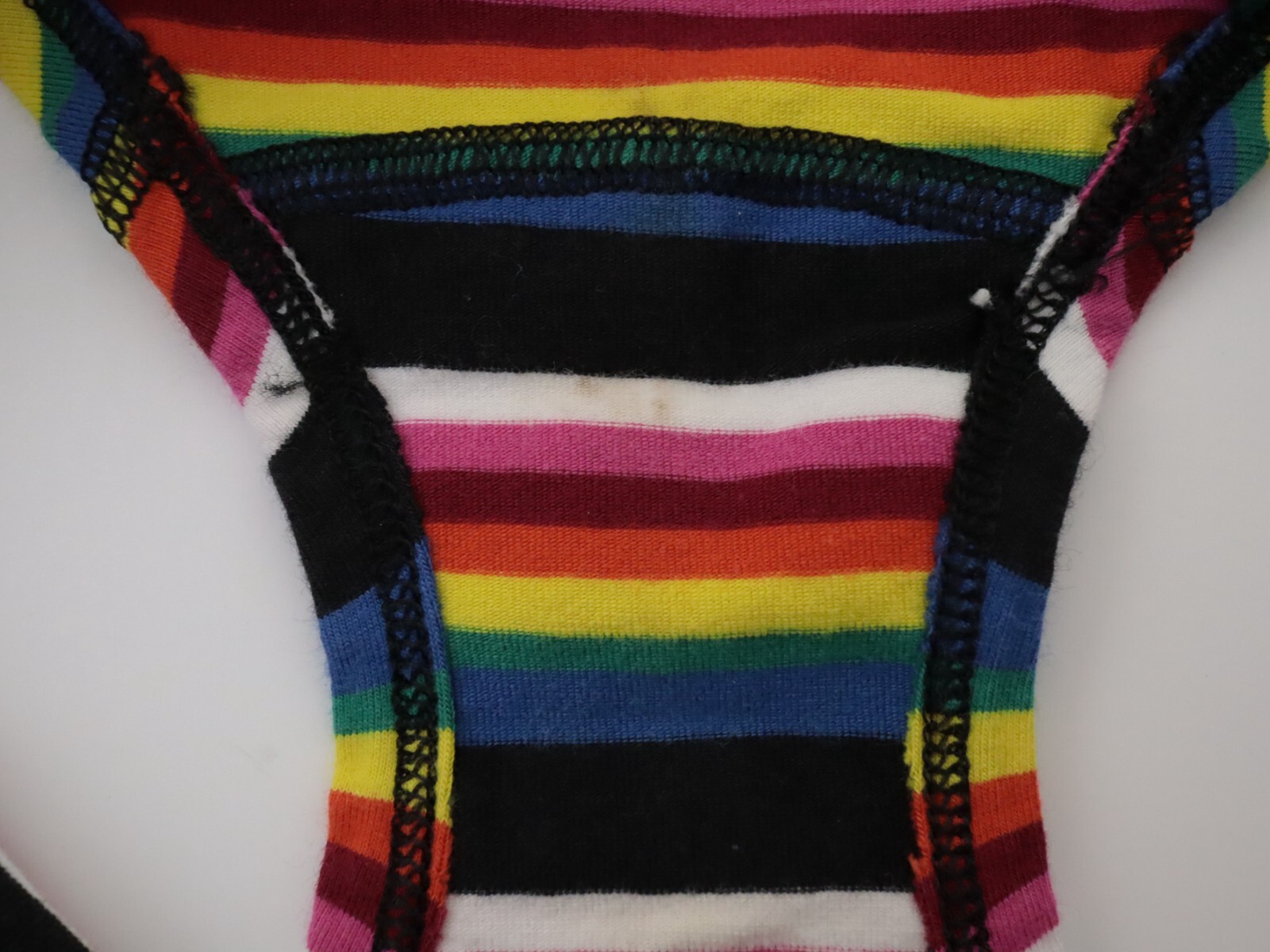VTG Victoria&rsquo;s Secret PINK Rare Pattern Stripe Hipster Panty SMALL